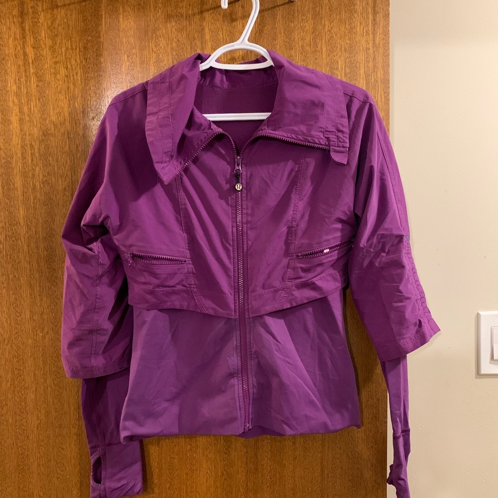 Lululemon purple shirt jacket